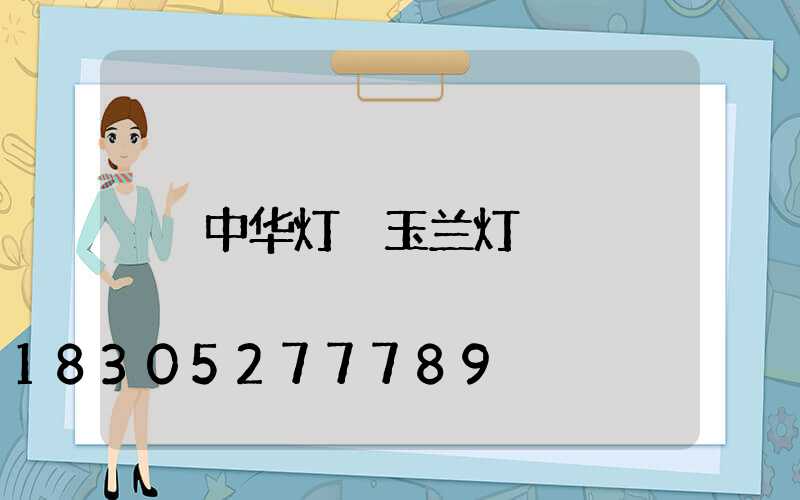 中华灯 玉兰灯